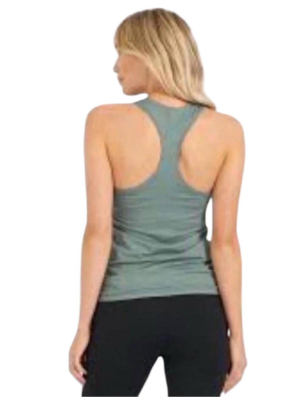 Vuori Women's Racerback Tank Top in Sage Green - Picture 2 of 6